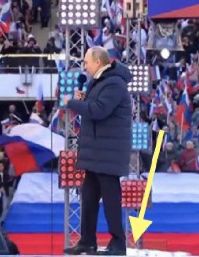 」 - 【コラ】プーチン大統領の演説は合成か？1年前の映像を使い国営テレビの中断もこれが原因か【ウクライナ侵攻】