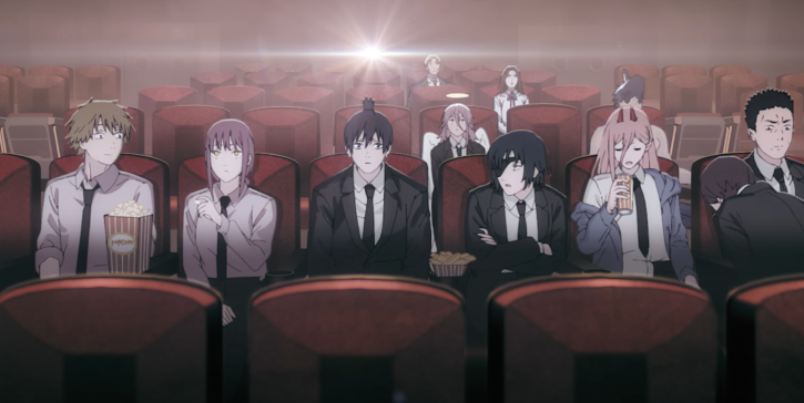 チェンソーマンアニメオープニングのすべての映画参照